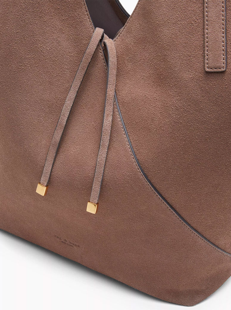 Alix Tote clay suede
