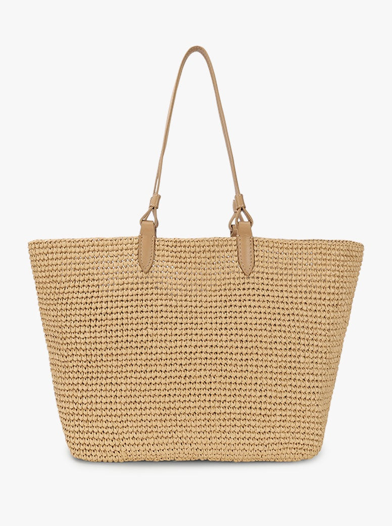 Mr Bandit Tote natural raffia