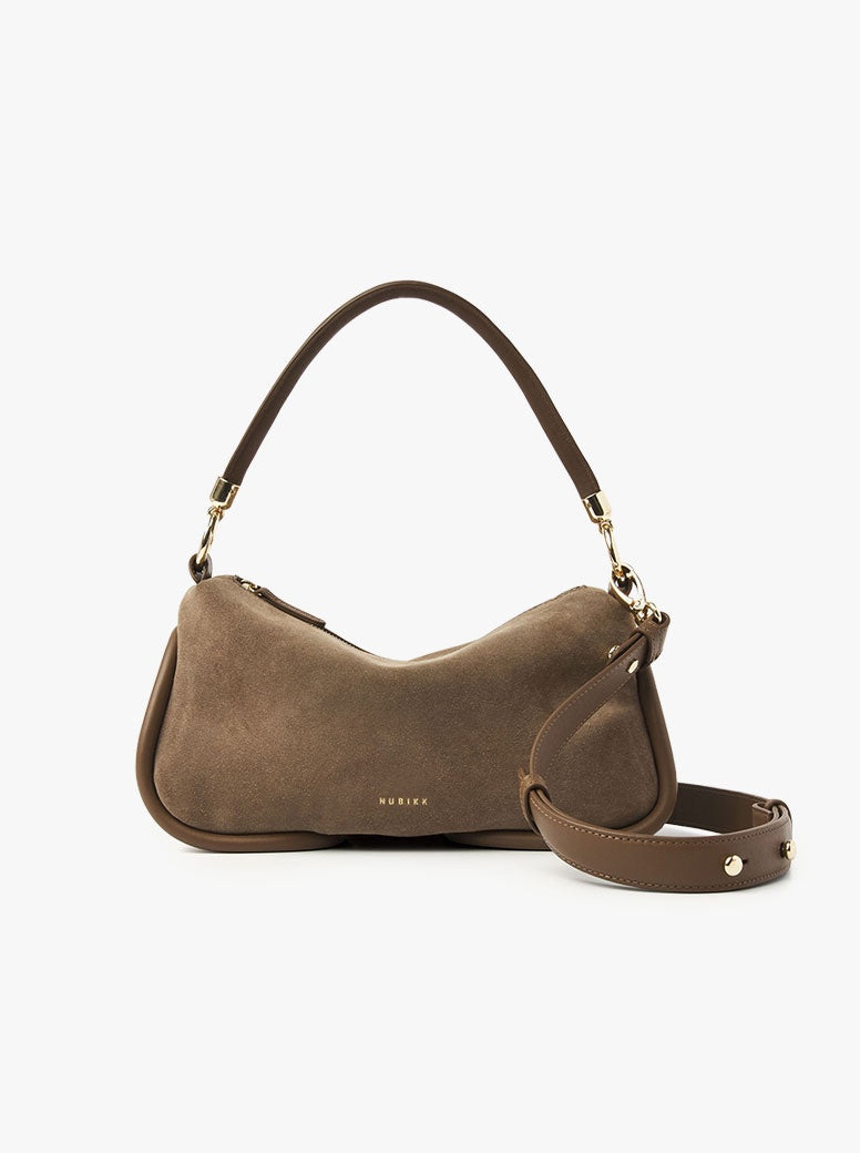 Bibi Bag taupe suede