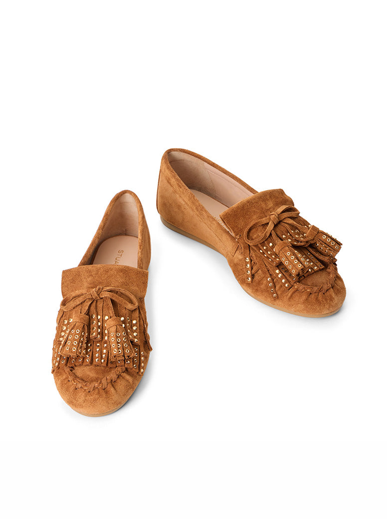 Barry Moccasin tan suede