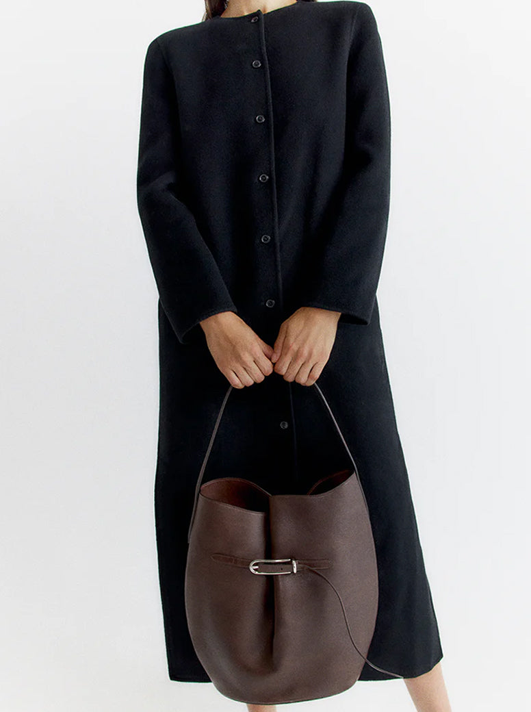 Belted Bucket Large dark brown