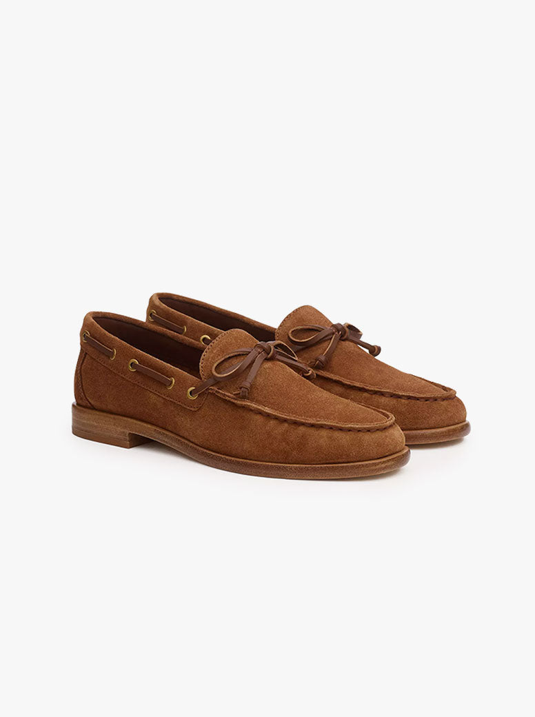 Carter Boat Shoe tan suede