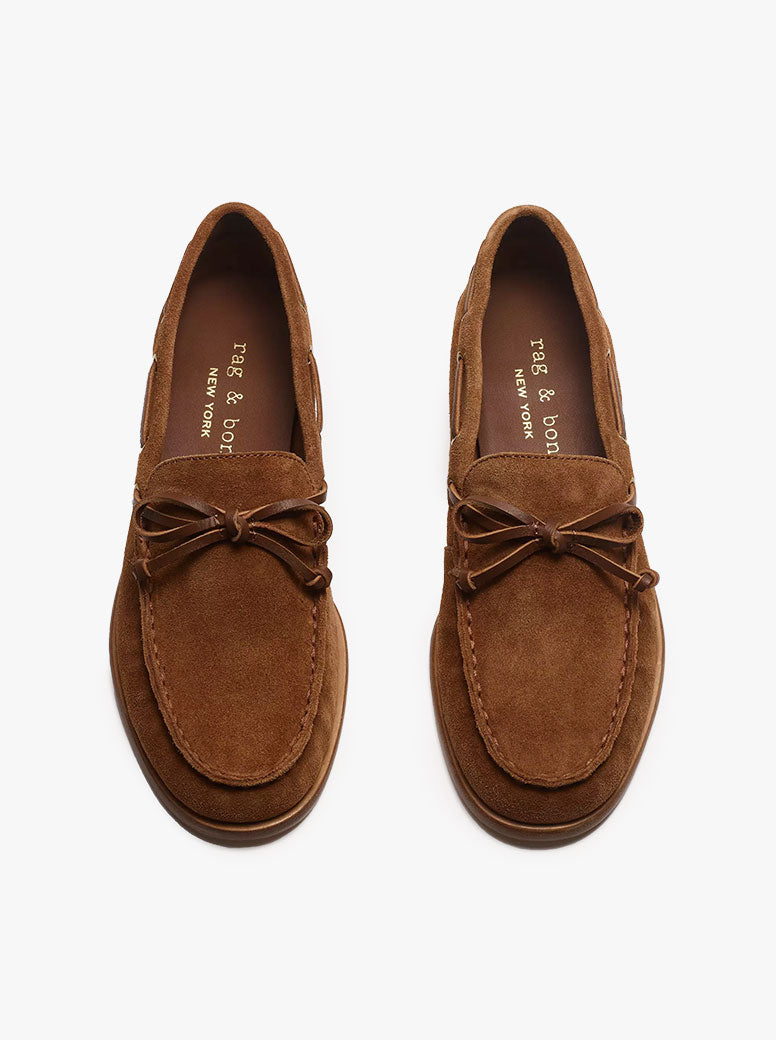 Carter Boat Shoe tan suede