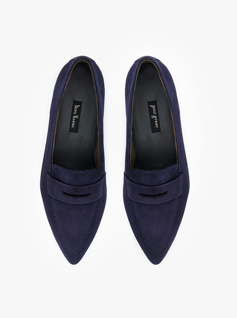 Cortina navy suede