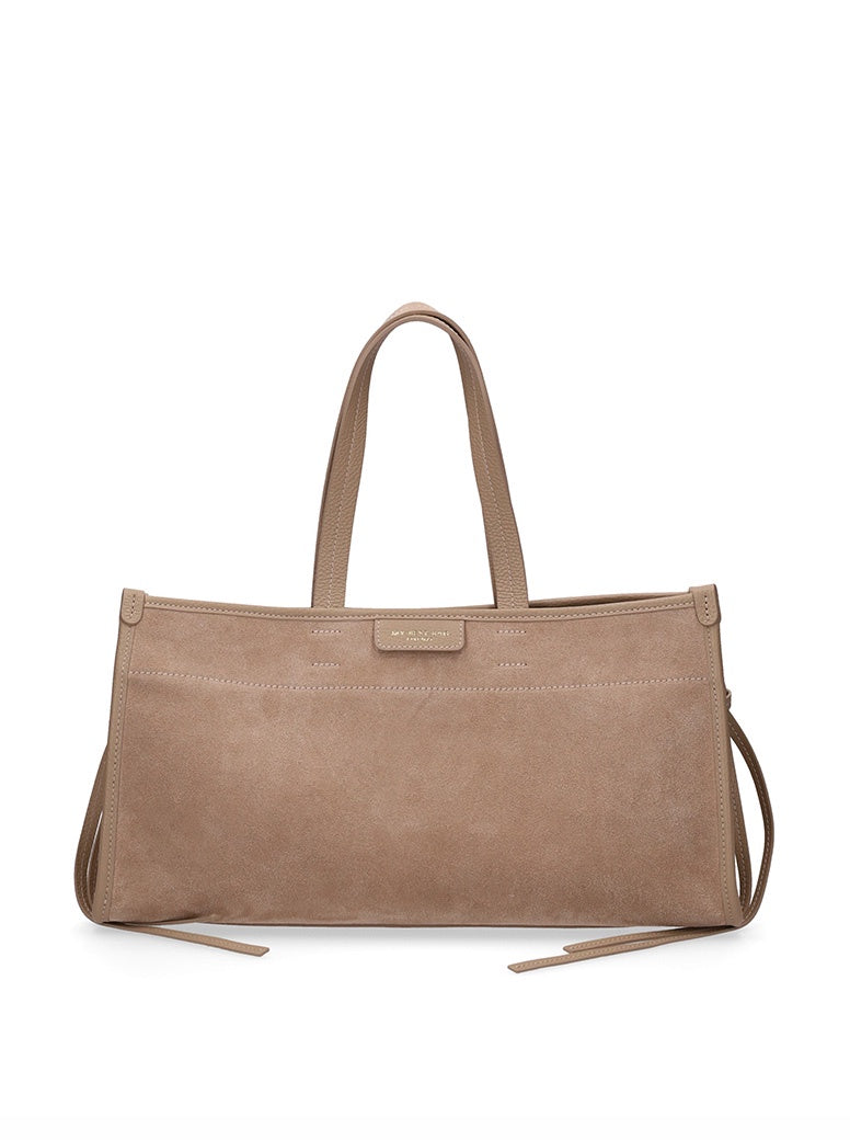 Daniela taupe suede