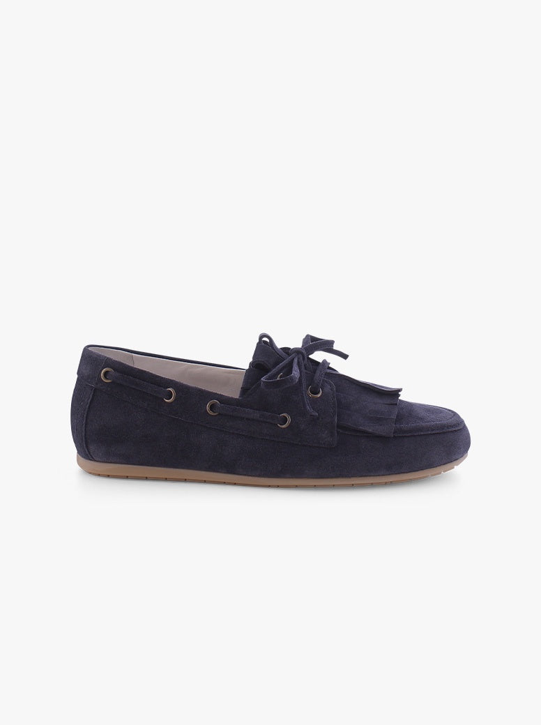 Dash navy suede