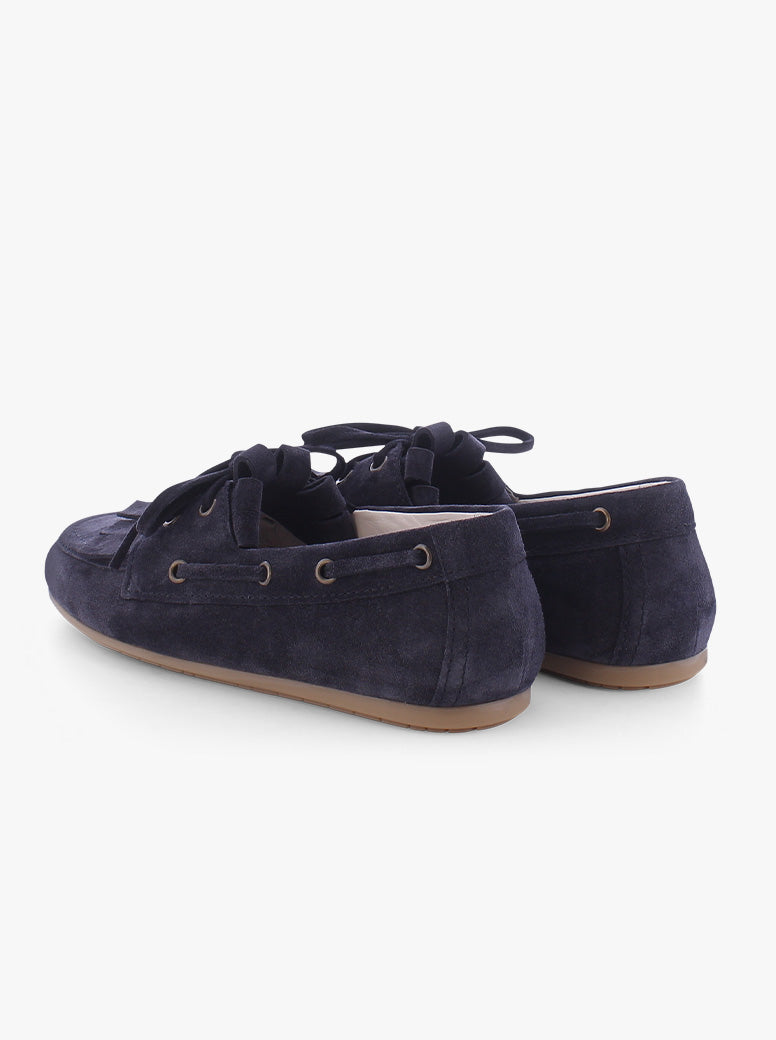 Dash navy suede