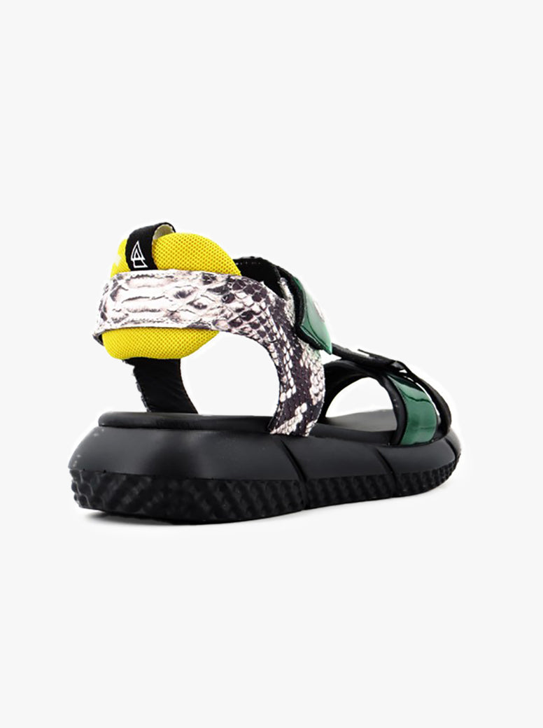 Gemini black/green multi