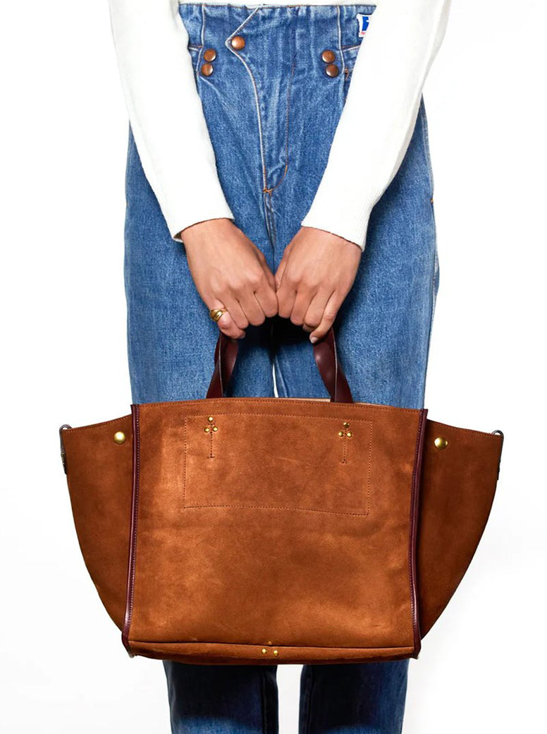Leon Medium tan suede