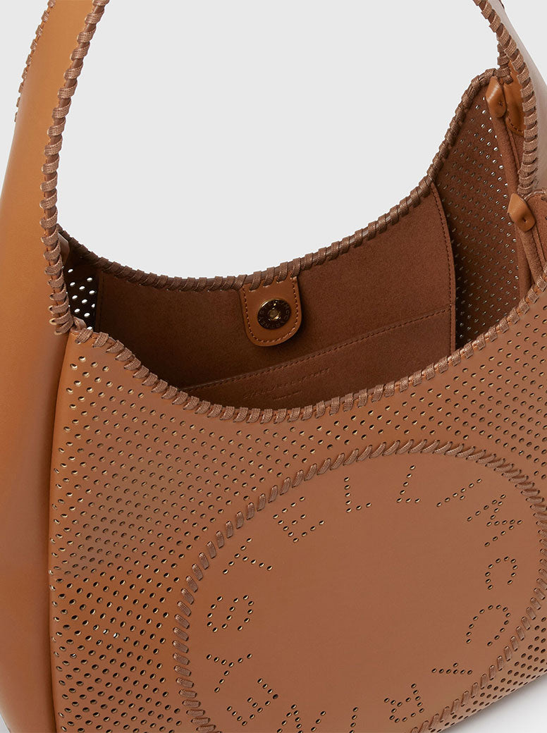 Lina tan perforated