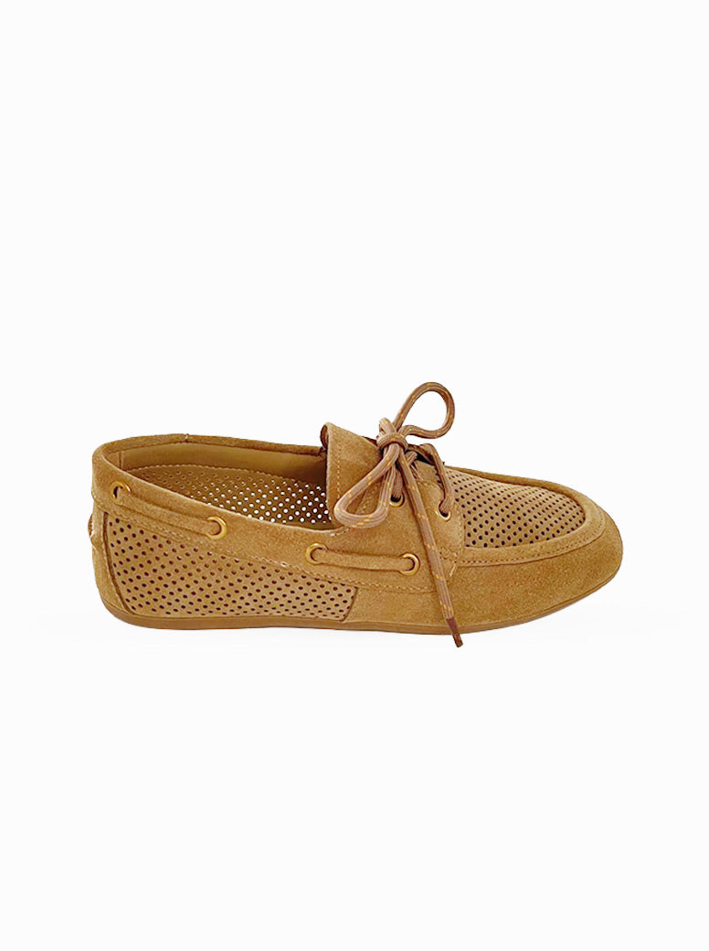 Lea tan suede