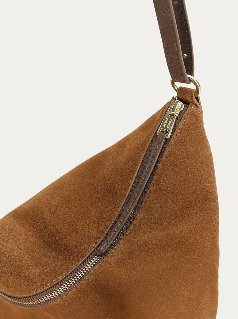 Mr Leopard gingerbread suede