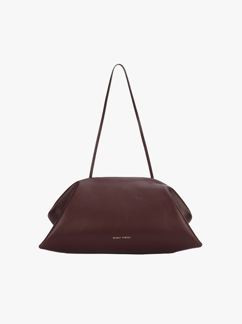 Vault Clutch dark cherry
