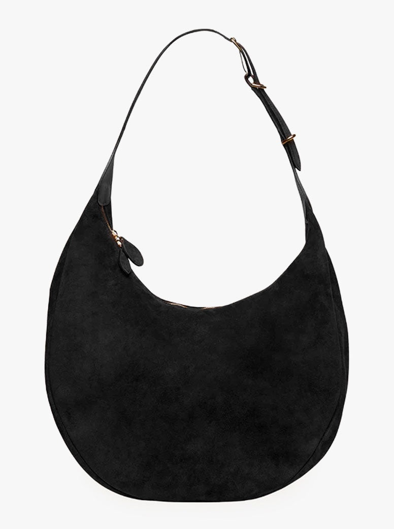 Moon Hobo black suede