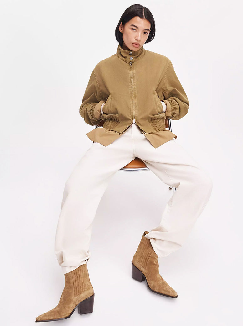 Newbury Chelsea tan suede