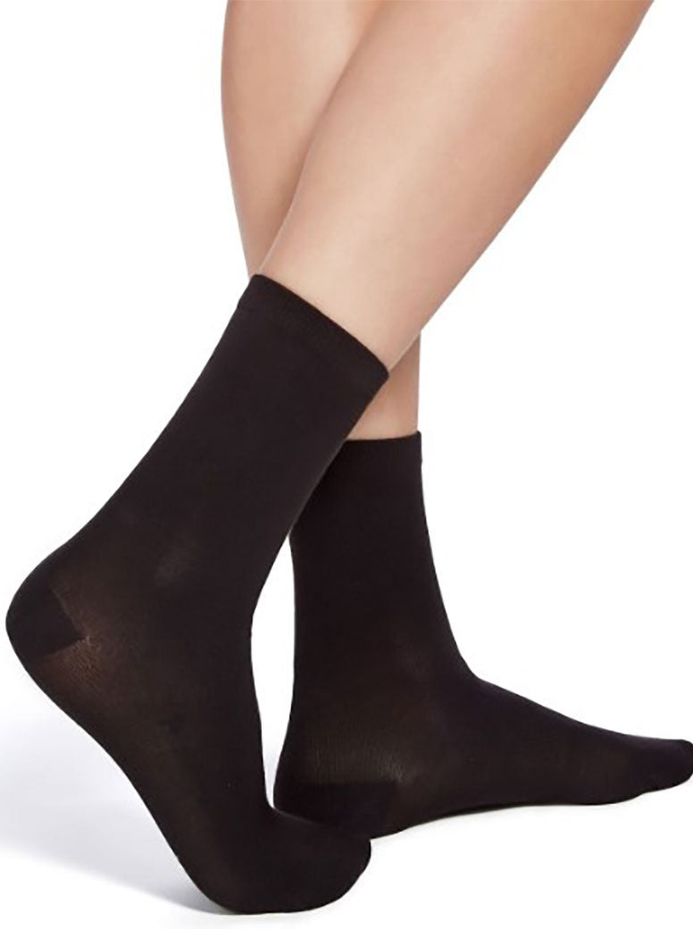 Cashmere Ankle Sock black