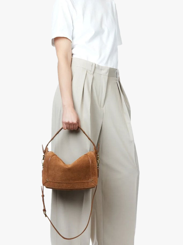 Pepito Medium tan suede