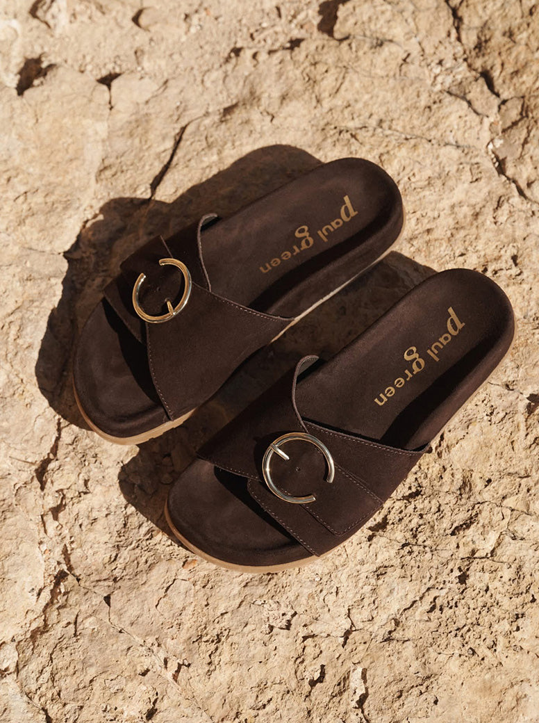 Remo chocolate suede