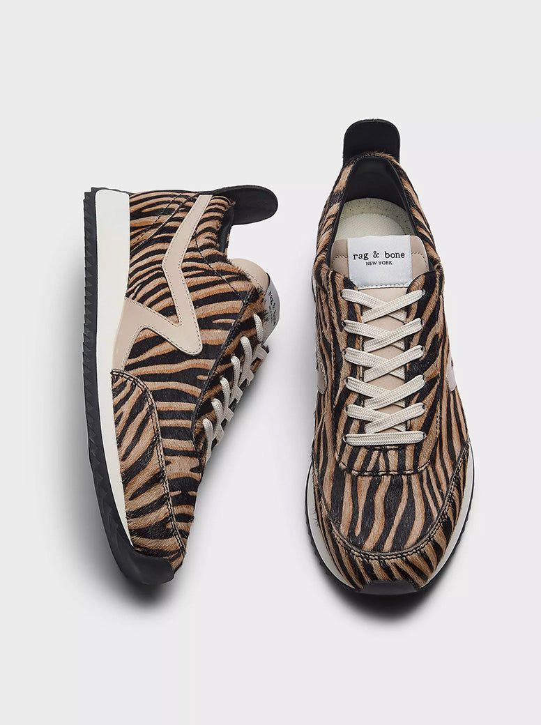 Retro Runner zebra hair calf