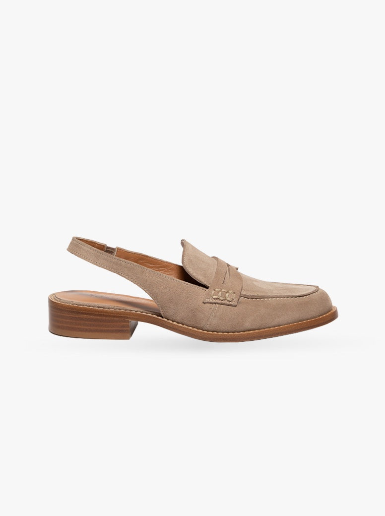 Suamy taupe suede