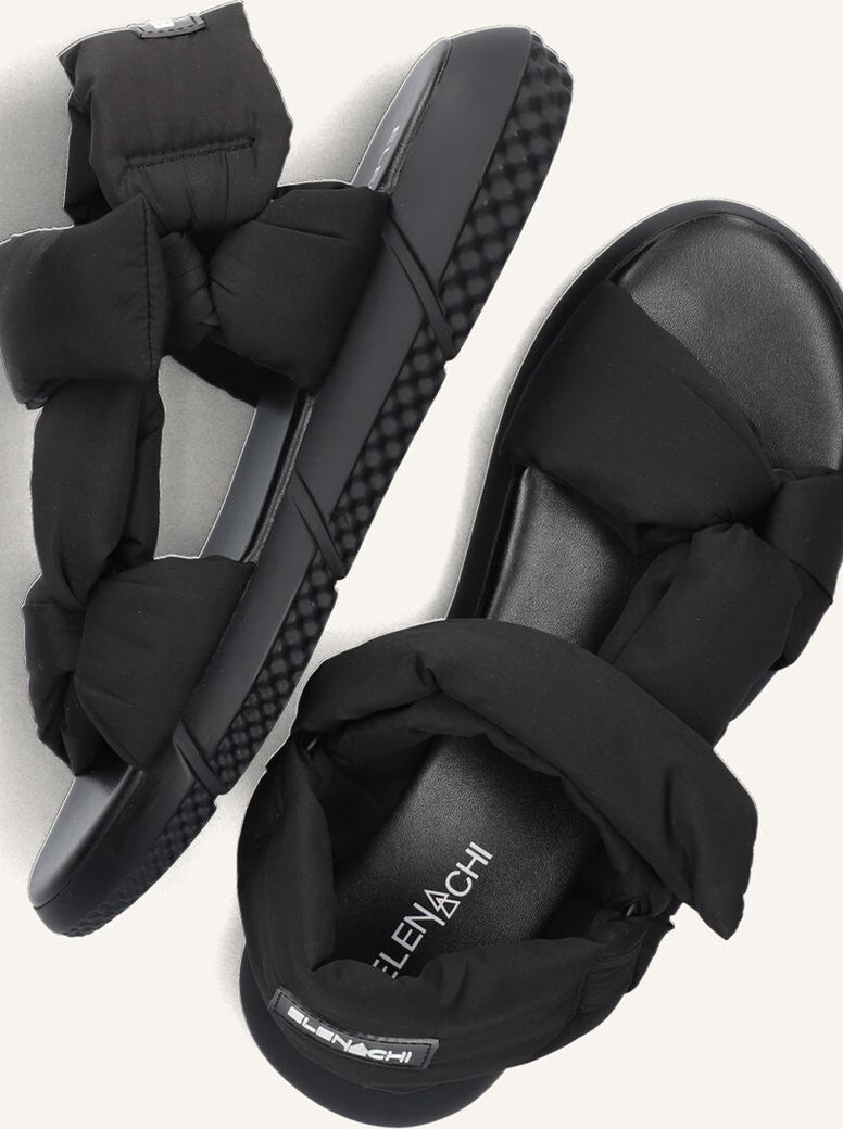Swing black satin