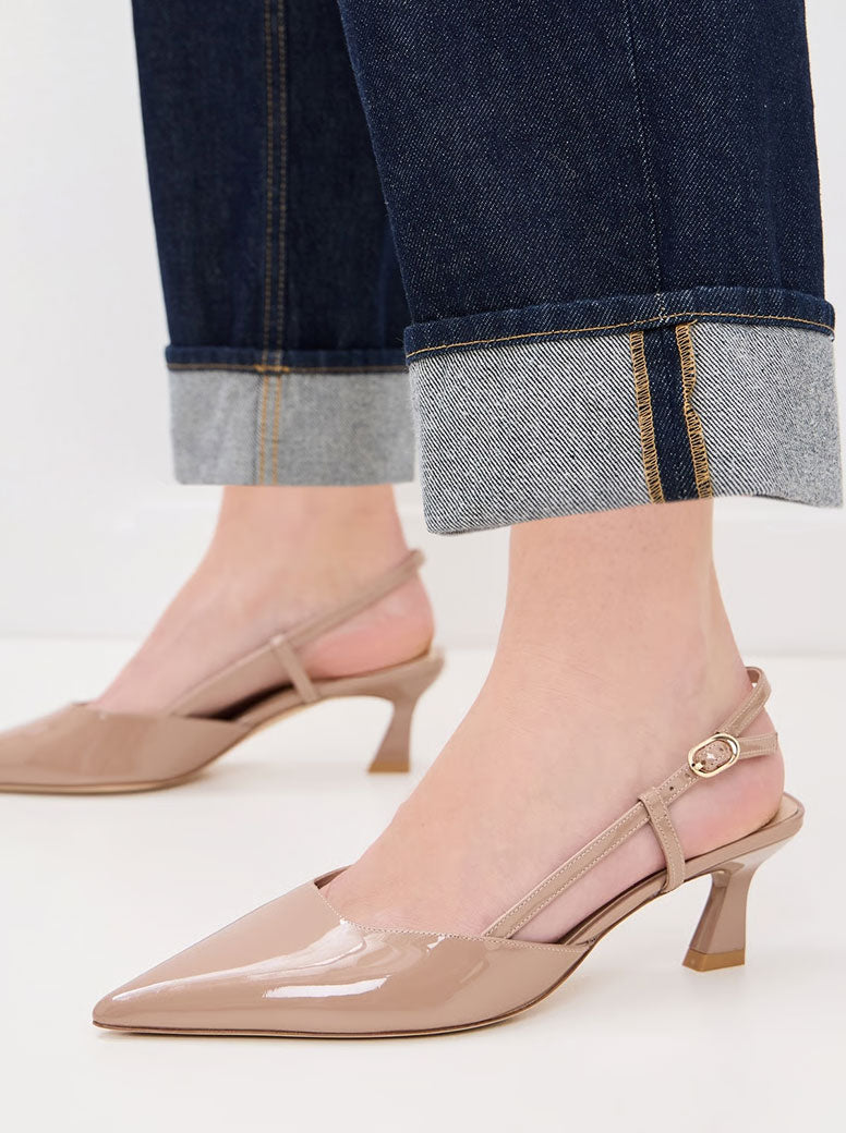 Vinnie 50 taupe patent