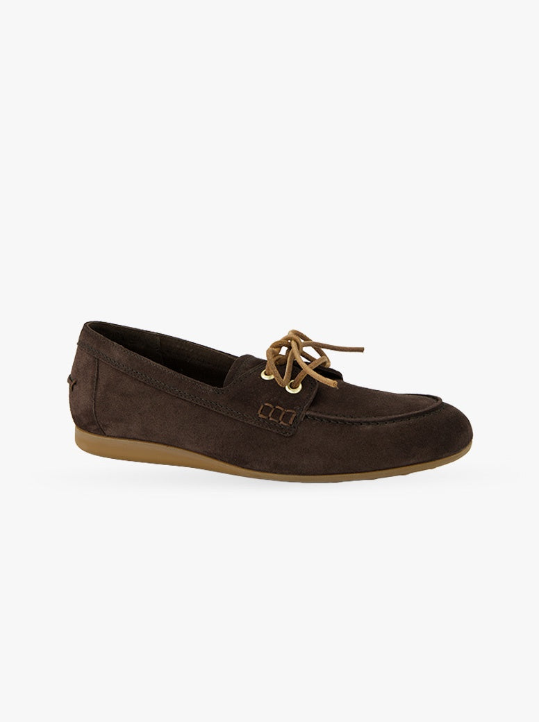 West chocolate suede