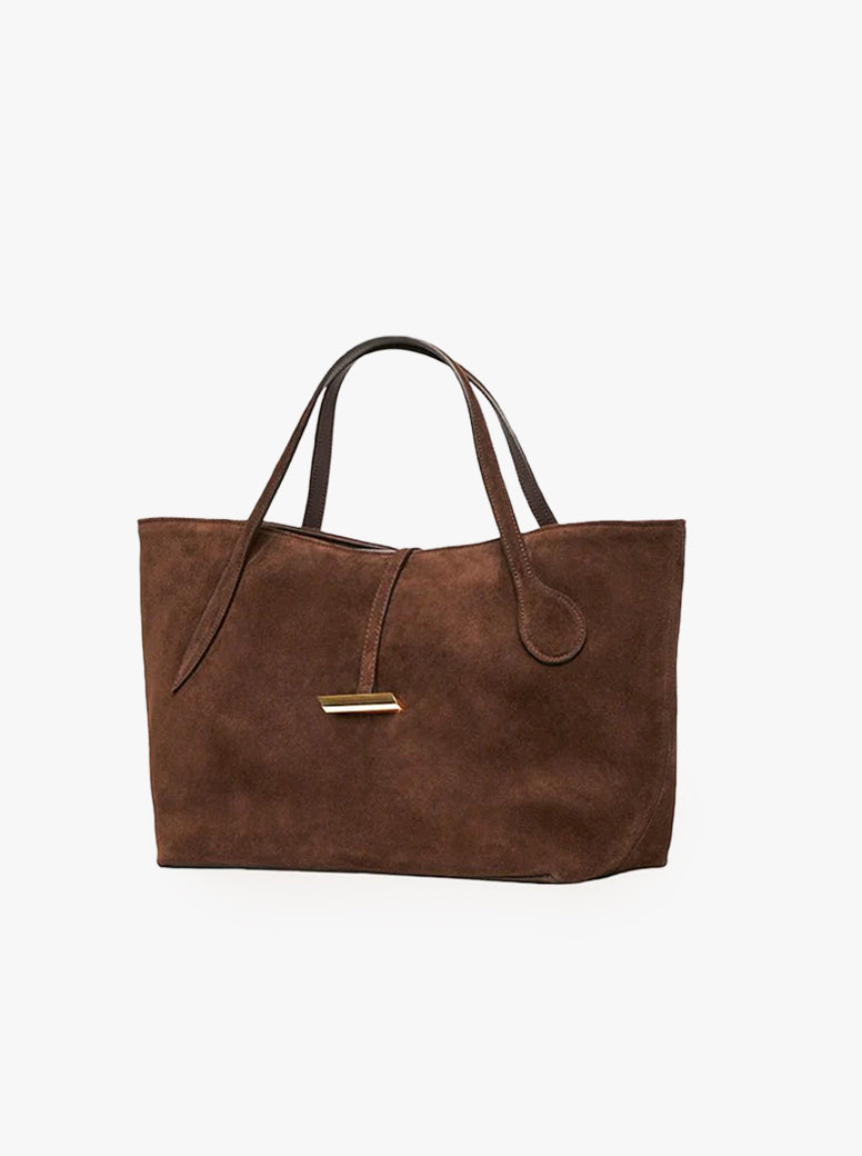 Petite Penne Tote dark brown
