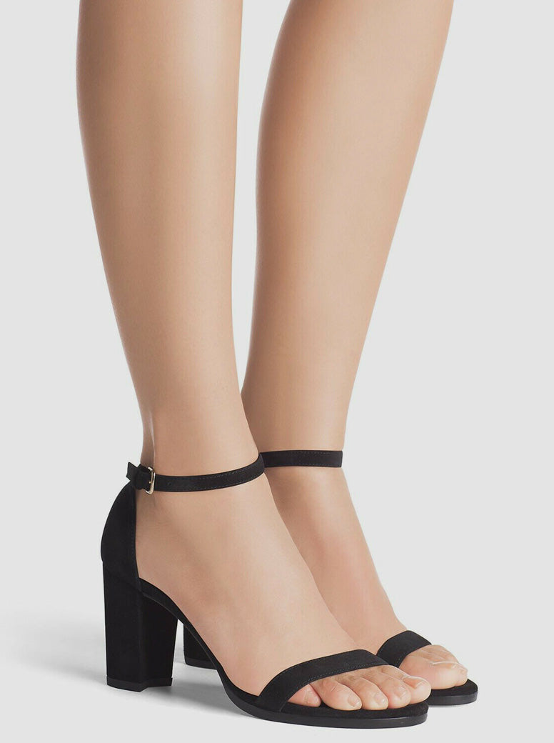 Nearlynude black suede