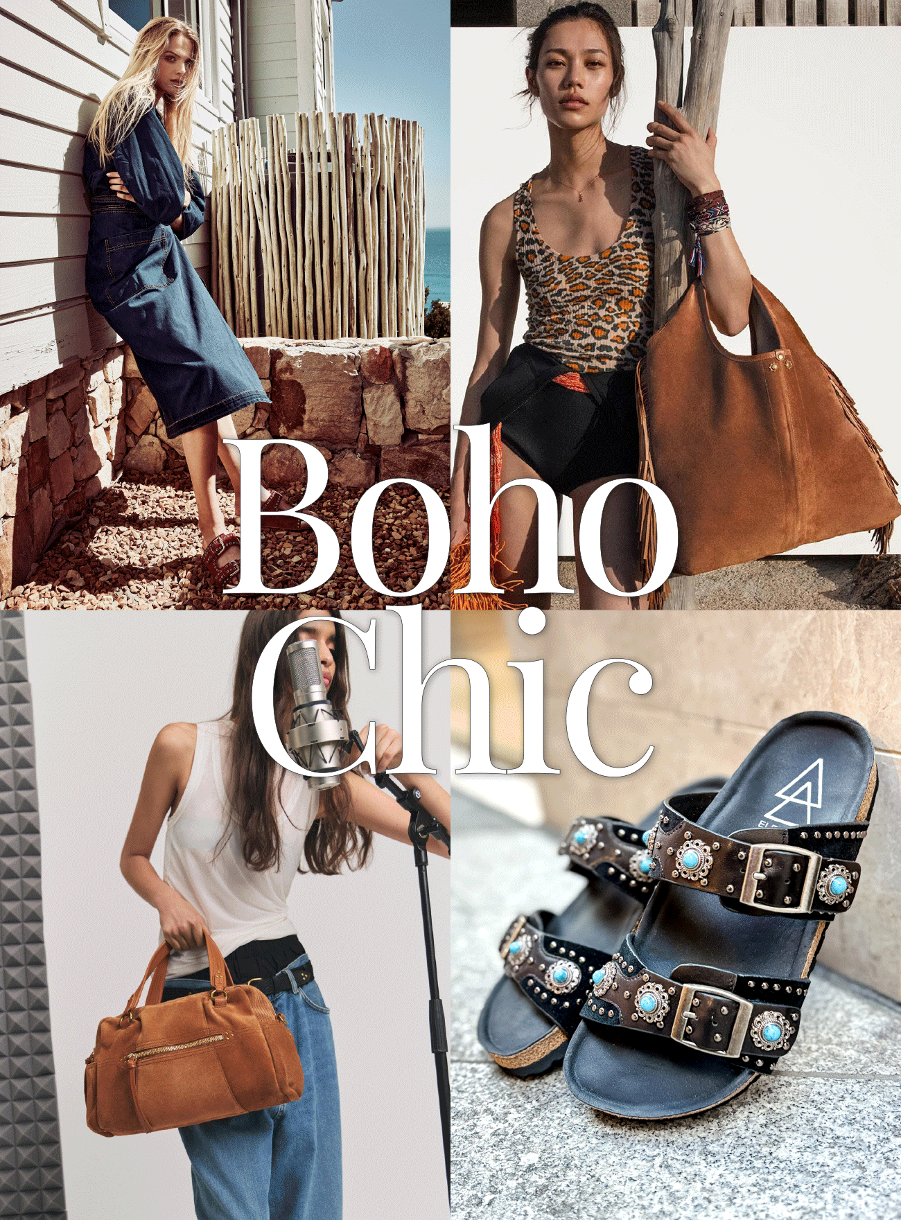 Trending: Boho Chic &  Suede Revival..