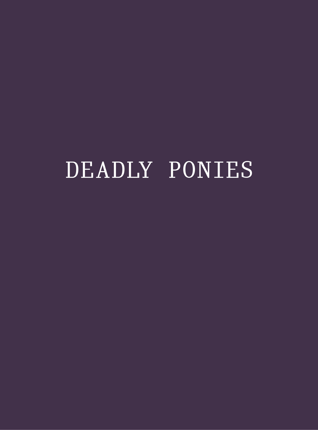 Deadly Ponies x Scarpa