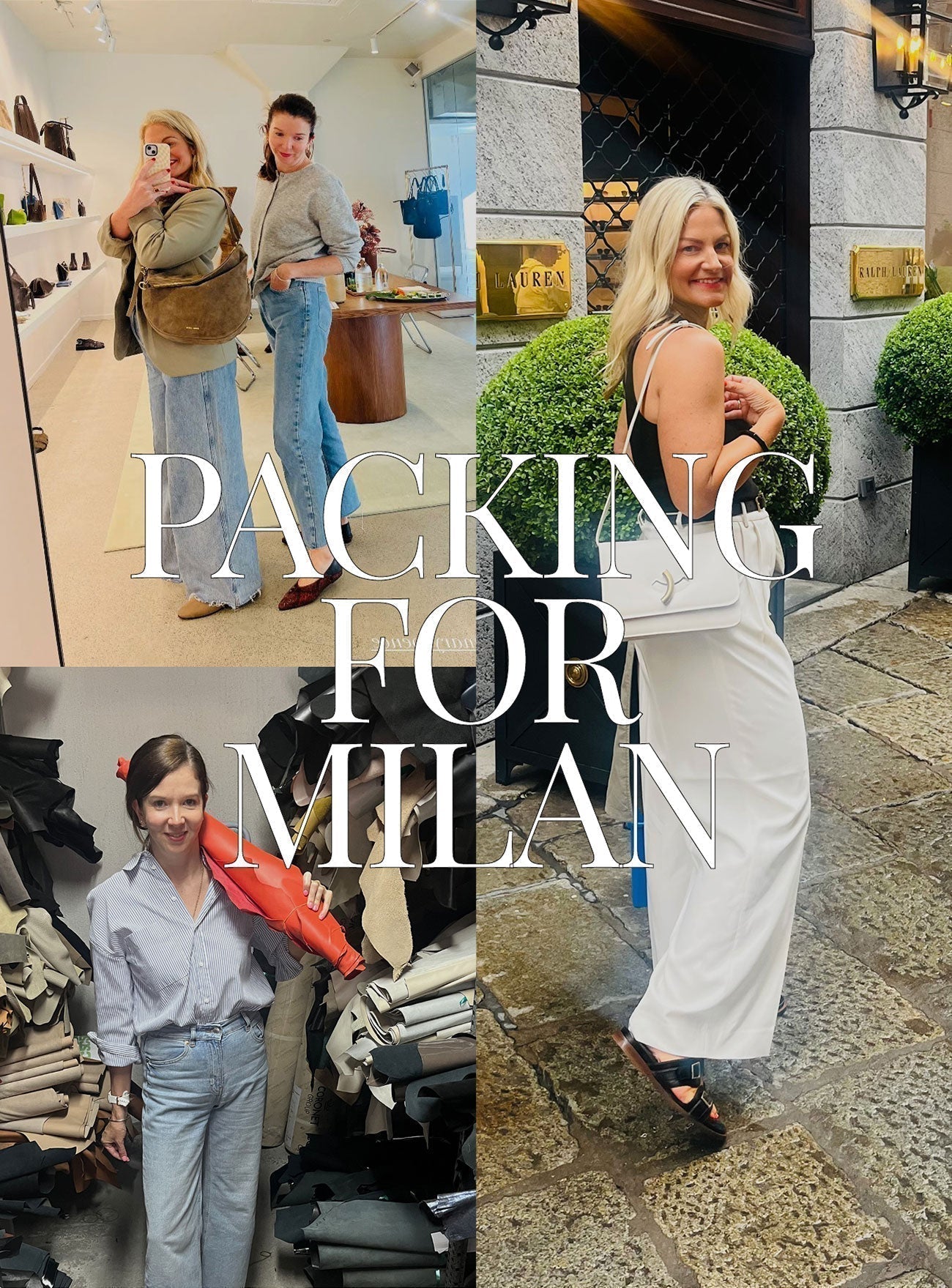 Packing for Milan Buying Trip