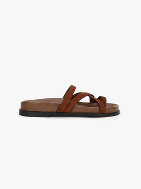 Ariadne Slide tan suede