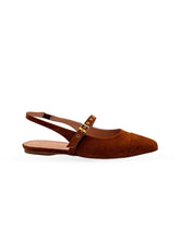 Alba caramel suede