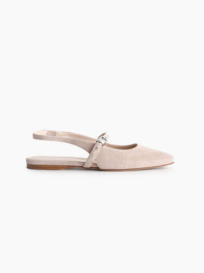 Alba taupe suede