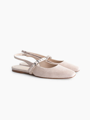 Alba taupe suede