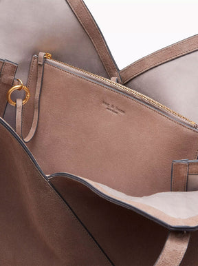 Alix Tote clay suede