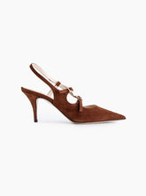 Bette chocolate suede