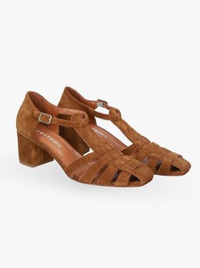 Anne tan suede