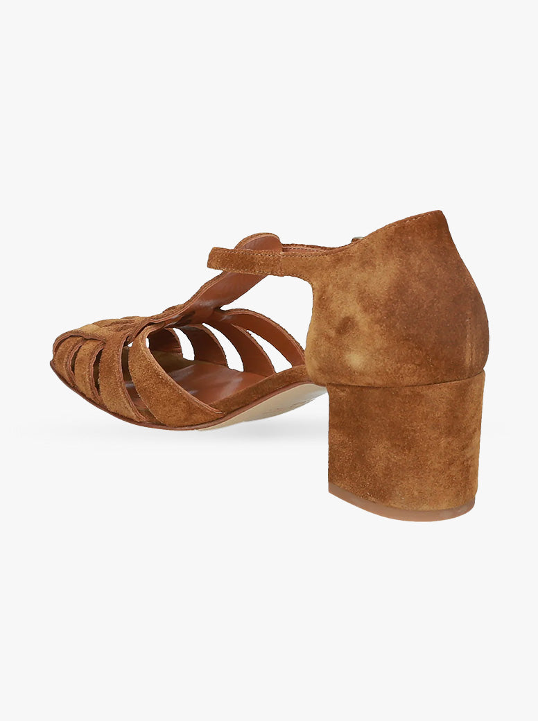 Anne tan suede