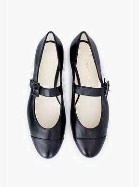 Audrey black leather