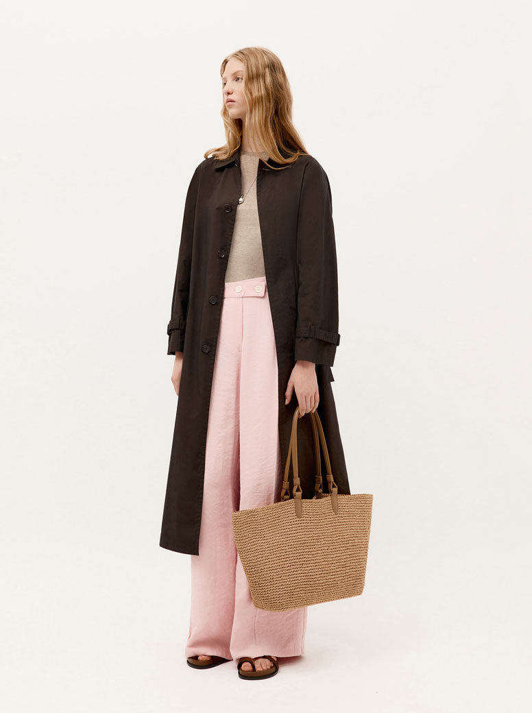 Mr Bandit Tote natural raffia