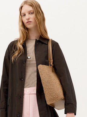 Mr Bandit Tote natural raffia