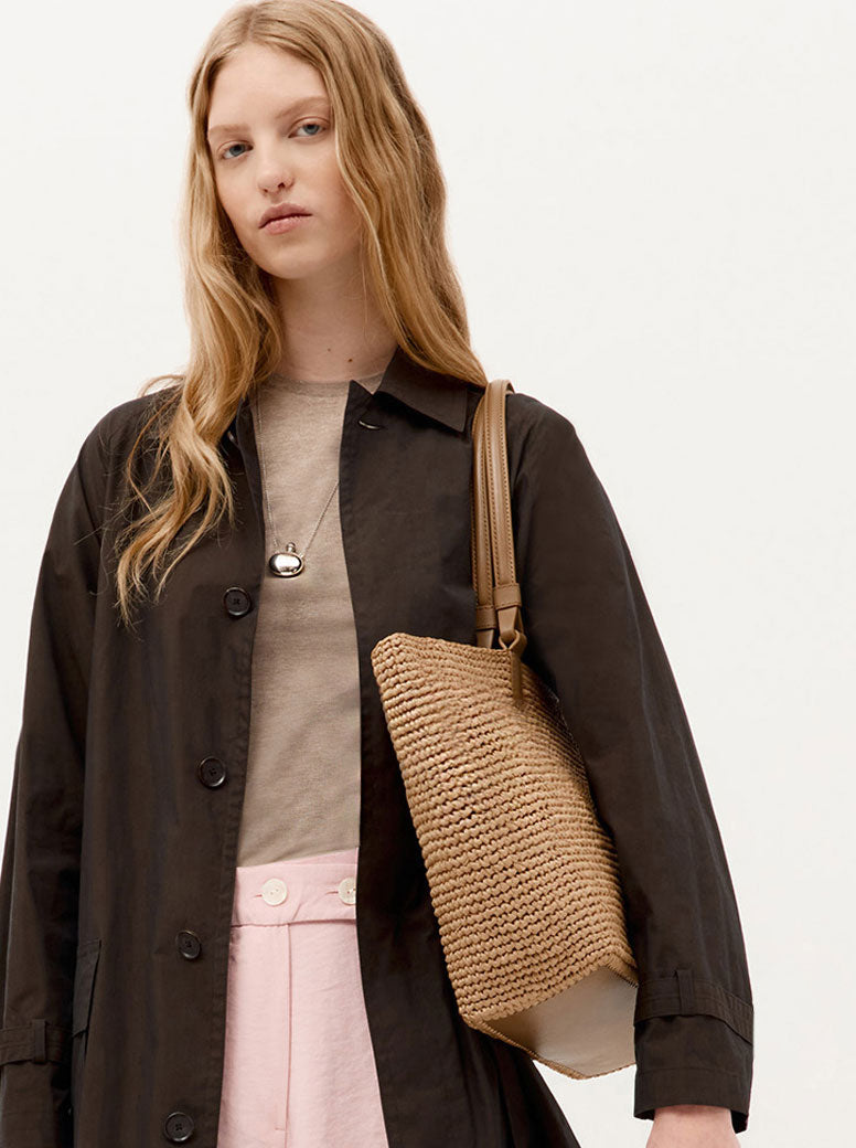 Mr Bandit Tote natural raffia