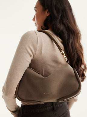 Bibi Bag taupe suede