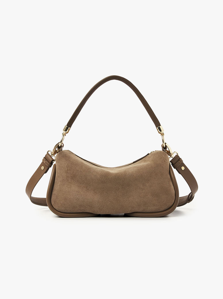 Bibi Bag taupe suede