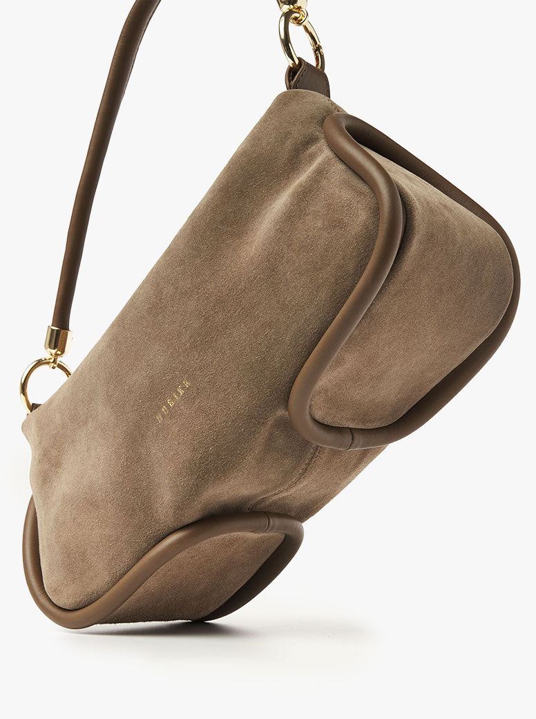 Bibi Bag taupe suede