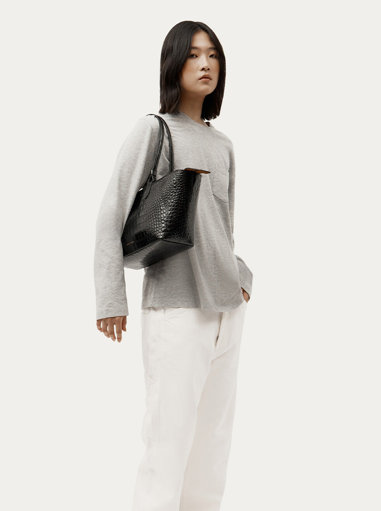 Mr Bandit Tote dark cherry gloss