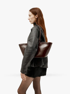 Mr Bandit Tote dark cherry gloss