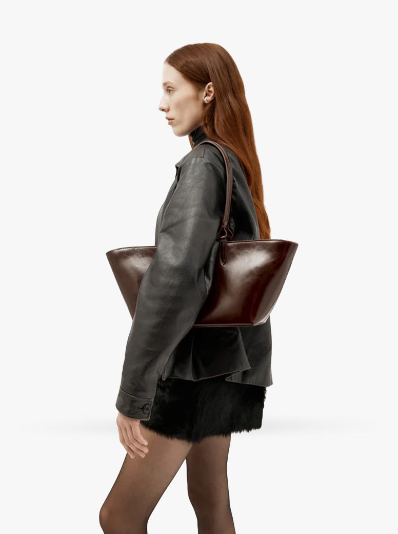 Mr Bandit Tote dark cherry gloss